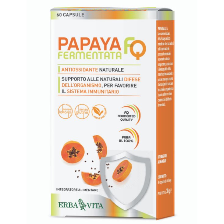 Papaye Fermentée FQ Erba Vita 60 Gélules