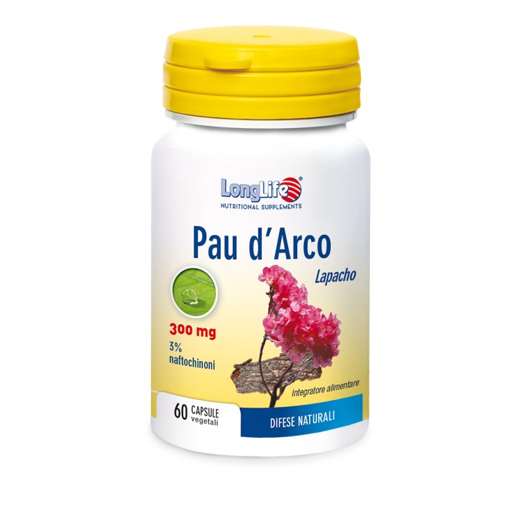 Pau d'Arco 300mg LongLife 60 Capsules Végétariennes