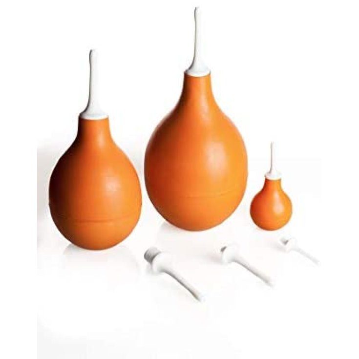 Poire Gommée avec Canule 14/R 500ml Farmacare