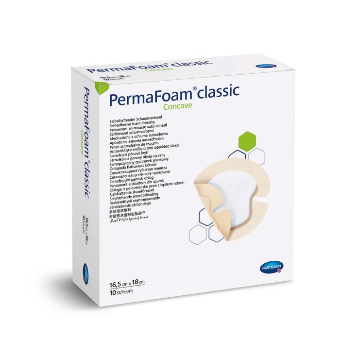 PermaFoam Classic Concave 16,5x18 Hartmann 10 Pièces