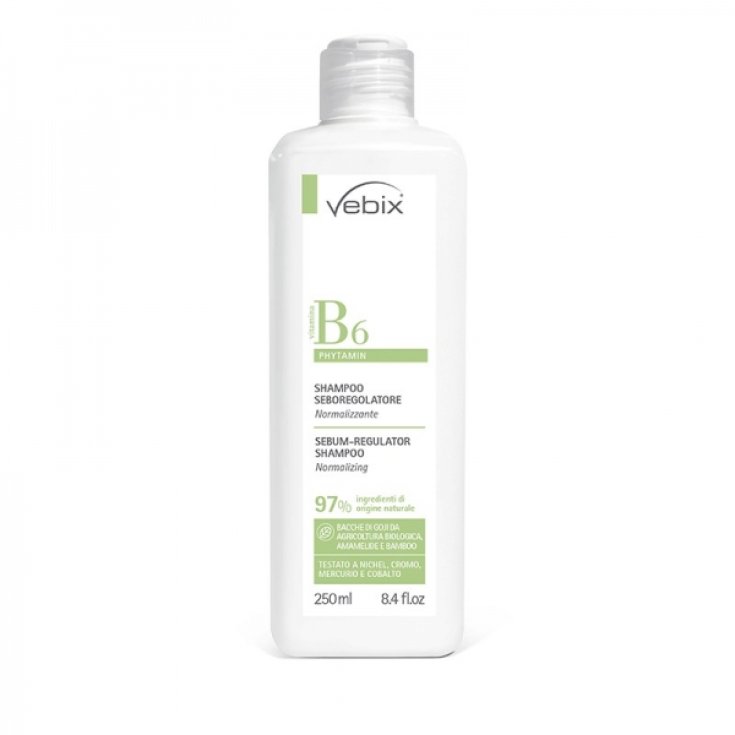 Phytamin B6 Vebix Shampoing Régulateur de Sébum 250 ml