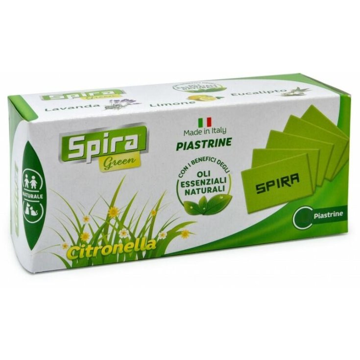 Spira Plaquettes de citronnelle verte 24 pièces