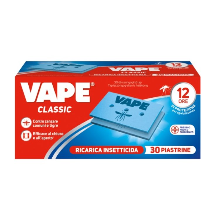 Plaquettes de vape classiques 12 heures 30 pièces