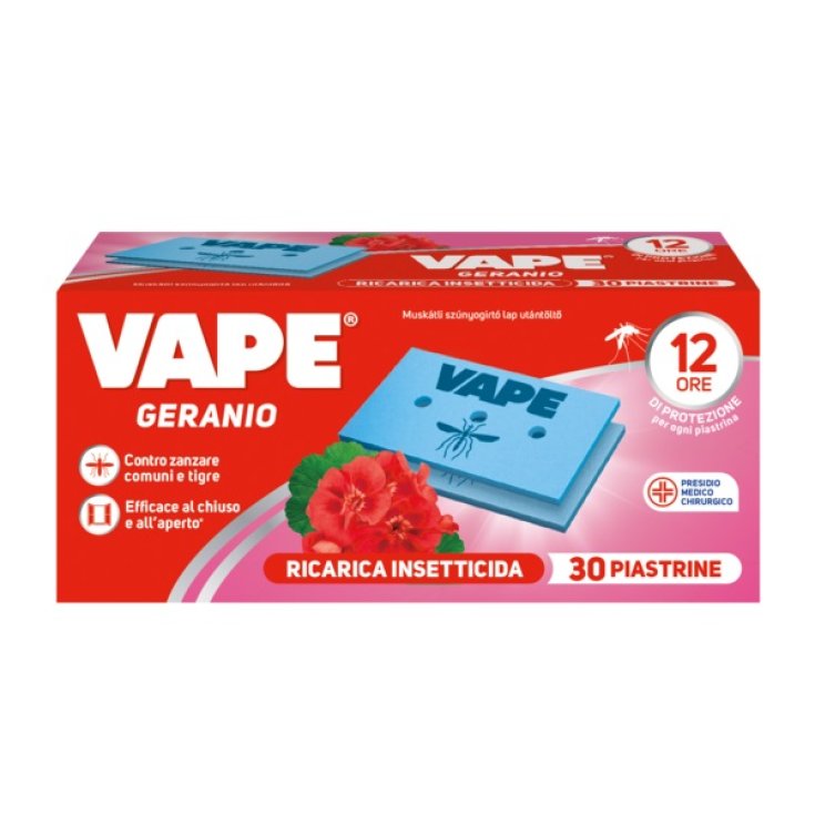 Plaquettes Géranium 12 Heures Vape 30 Pièces