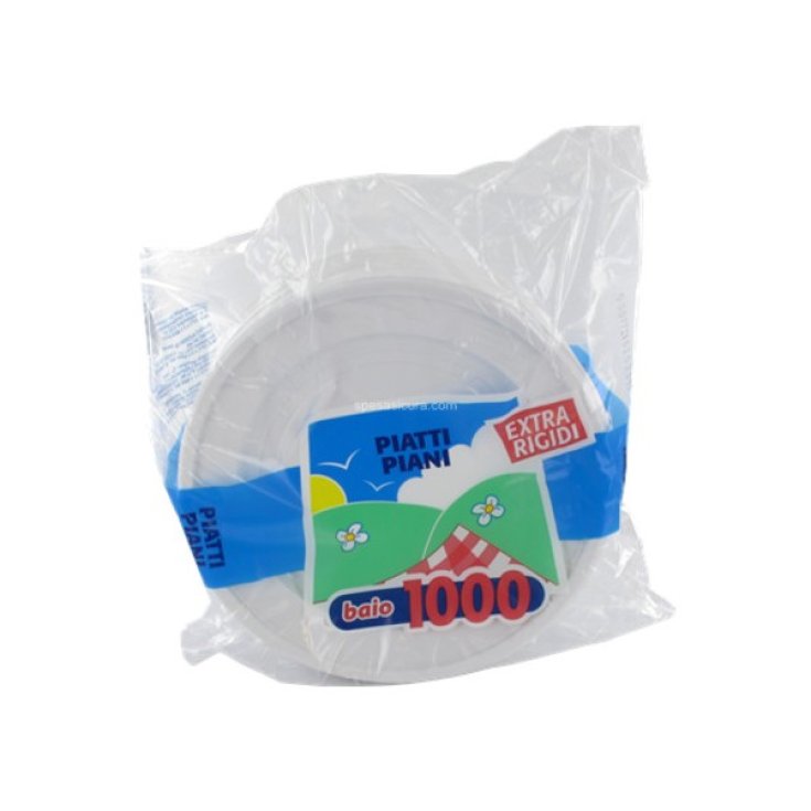 Assiettes Plates Extra Rigides Baio 825g