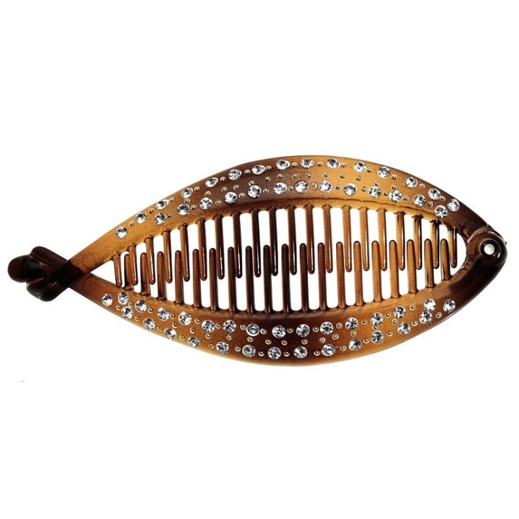Girardi Pince à Poisson Avec Strass Marron 1 Pièce