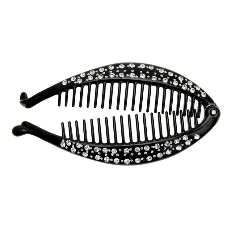 Girardi Pince à Poisson Avec Strass Noir 1 Pièce