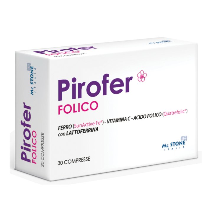 Pirofer Folico Mc Stone 30 Comprimés