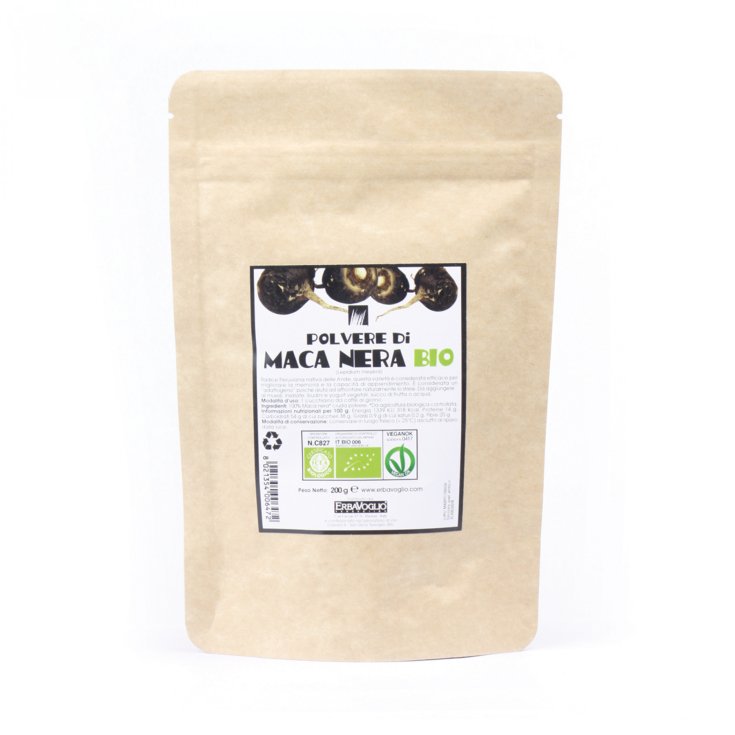 Erbavoglio Poudre de Maca Noire Bio 200g