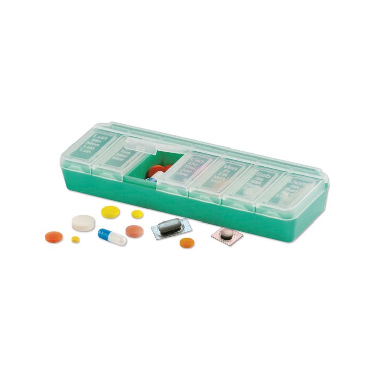 Pilulier hebdomadaire compact PillolBox