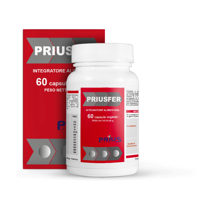 Priusfer Prius Pharma 60 Capsules Végétariennes