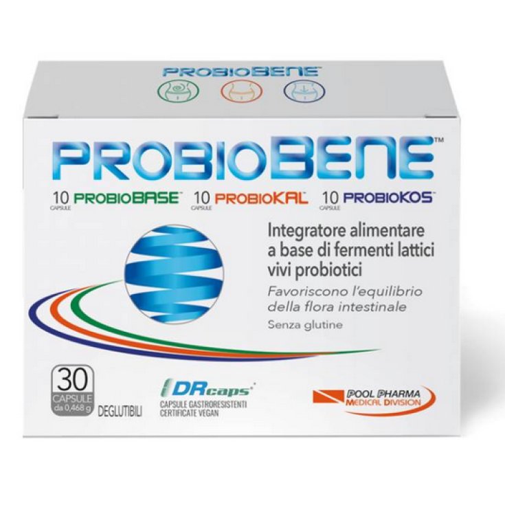 Probiobene Probiotiques Piscine Pharma 30 Gélules