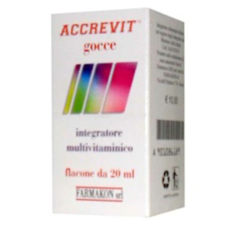 Farmakon Accrevit Gouttes Multivitamines Supplément 10 ml