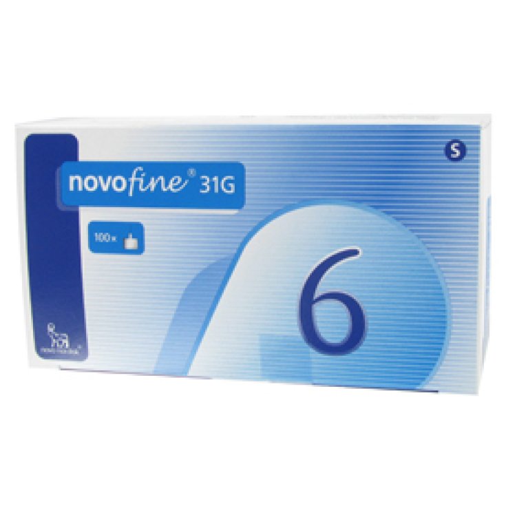 NovoFine Aiguilles à Insuline 31G 6mm 100 Pièces