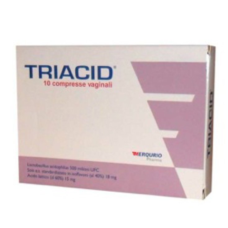 Triacide 10 comprimés vaginaux