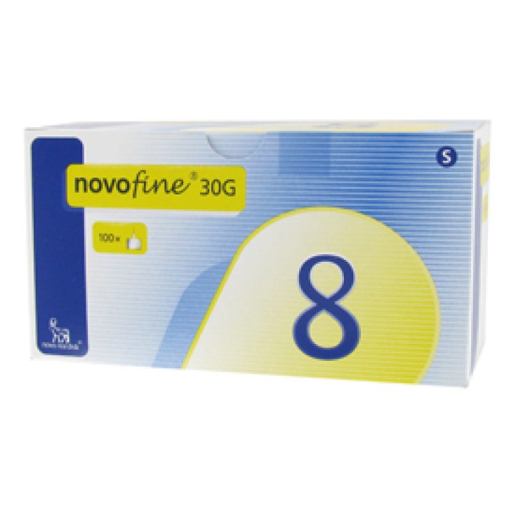 Novofine Aiguilles à Insuline G30 8mm 100 Pièces