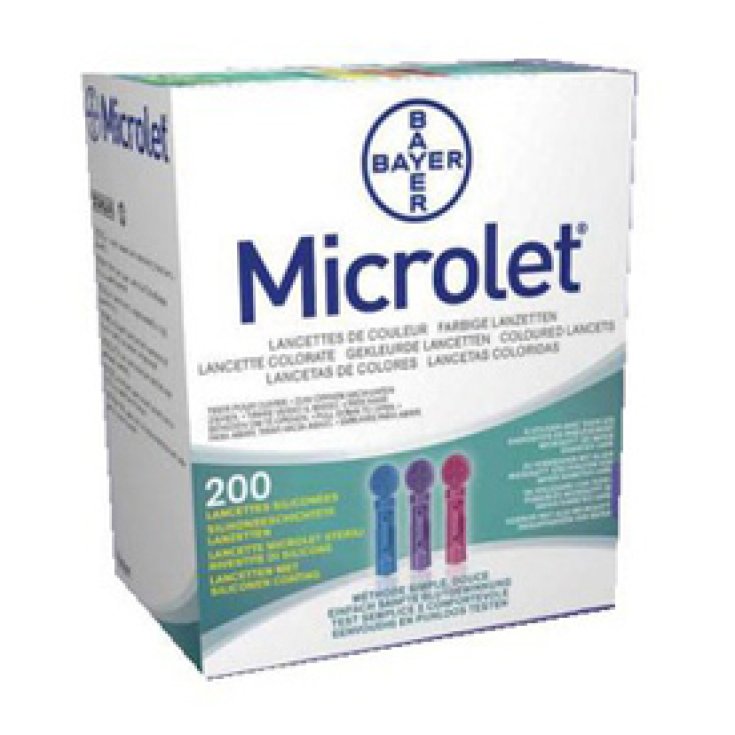 Bayer Microlet Lancettes 200 Lancettes