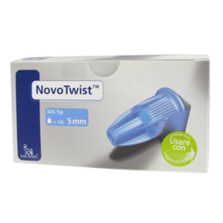 Novotwist G32 Aiguilles à Insuline 5mm 100 Pièces