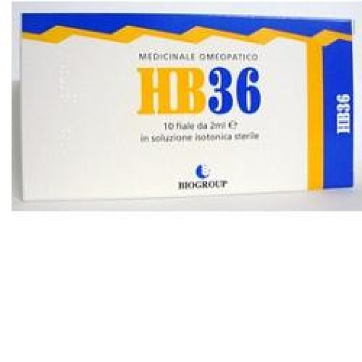 Biogroup Hb 36 Ridismen 10 Flacons 2 ml