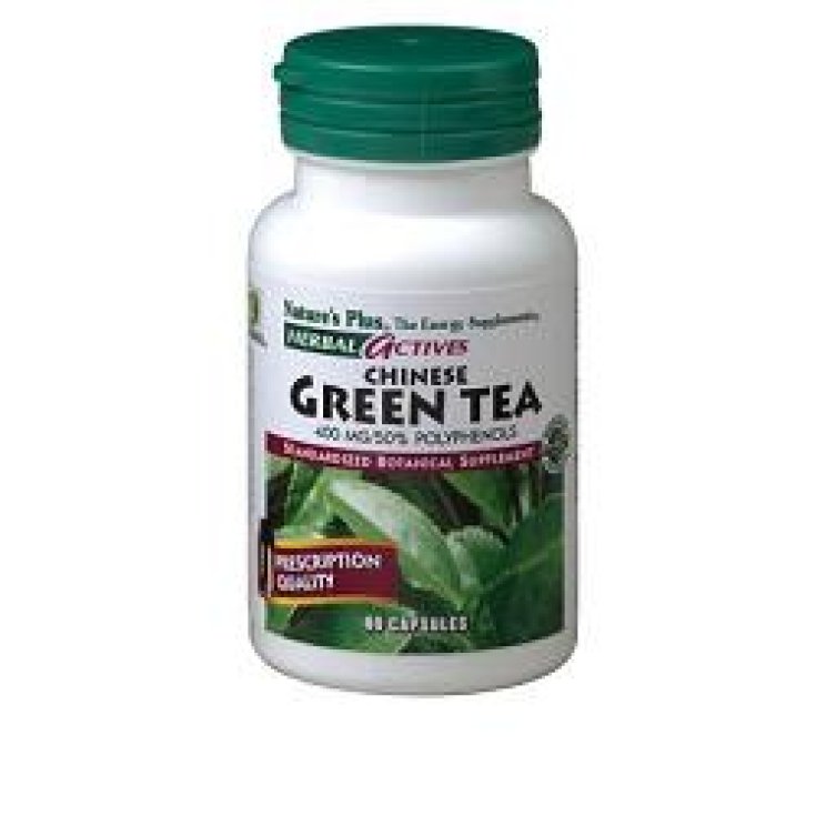 Nature's Plus Herbal Actives Complément alimentaire au thé vert chinois 60 gélules