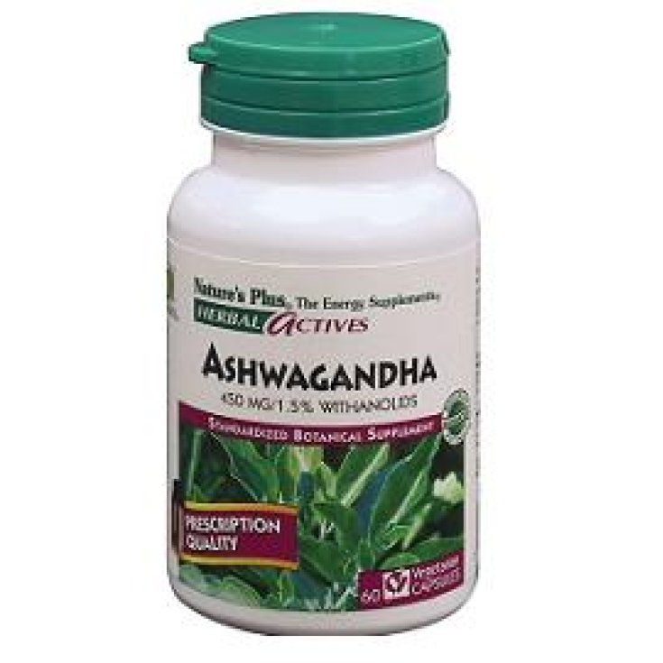 Nature's Plus Herbal Actives Ashwagandha Complément Alimentaire 60 Capsules
