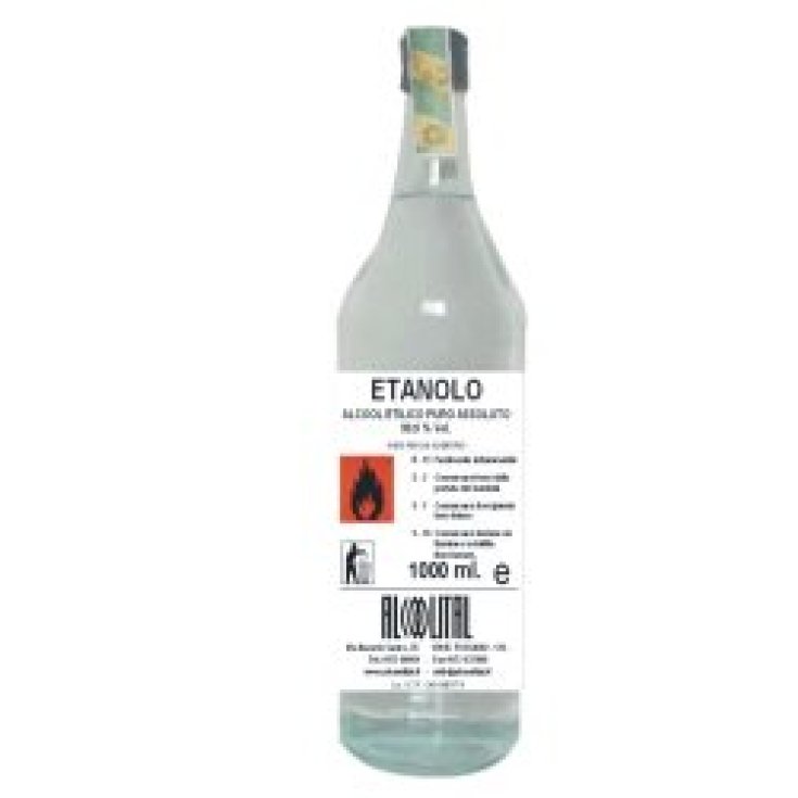 Alcool Ethylique Dénaturé 90° 1 Litre - Pharmacie Loreto
