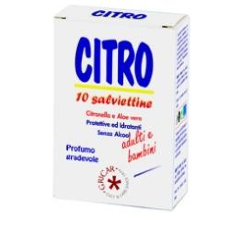 Gricar Citro Lingettes Protectrices 10 Pièces