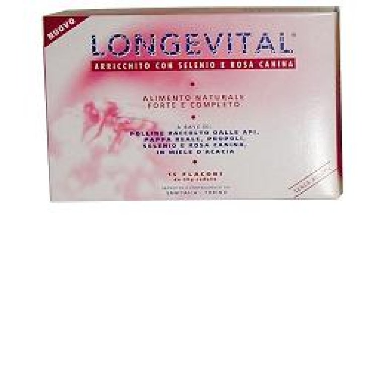 Sanitalia Longevital Forte Complément Alimentaire 15 Ampoules De 30g