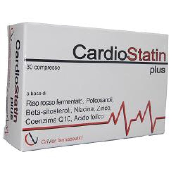 Criver Farmaceutici Cardiostatin Plus Complément Alimentaire 30 Comprimés