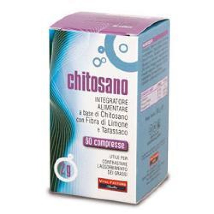 Vital Factor Chitosan Complément Alimentaire Minceur 60 Comprimés