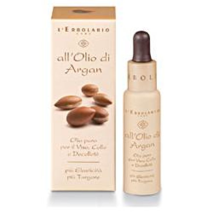 L'Erbolario All 'Huile d'Argan Huile Pure Visage Cou Et Décolleté 28ml