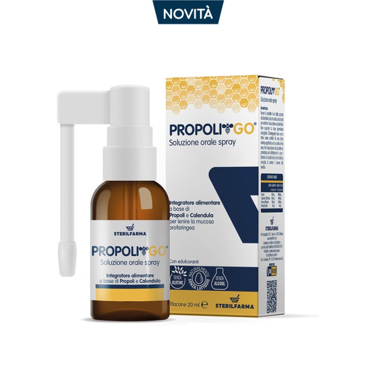 Propolis GO Solution Buvable Spray Sterilfarma 15ml
