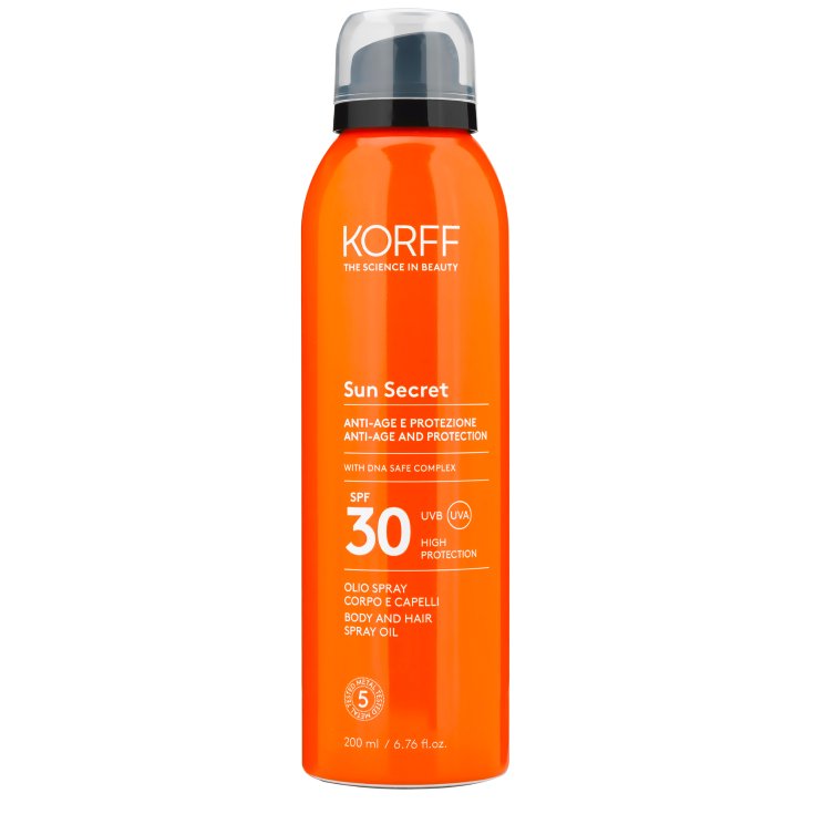 Protection Anti-Âge SPF30 KORFF Sun Secret Hair Body Spray 200 ml