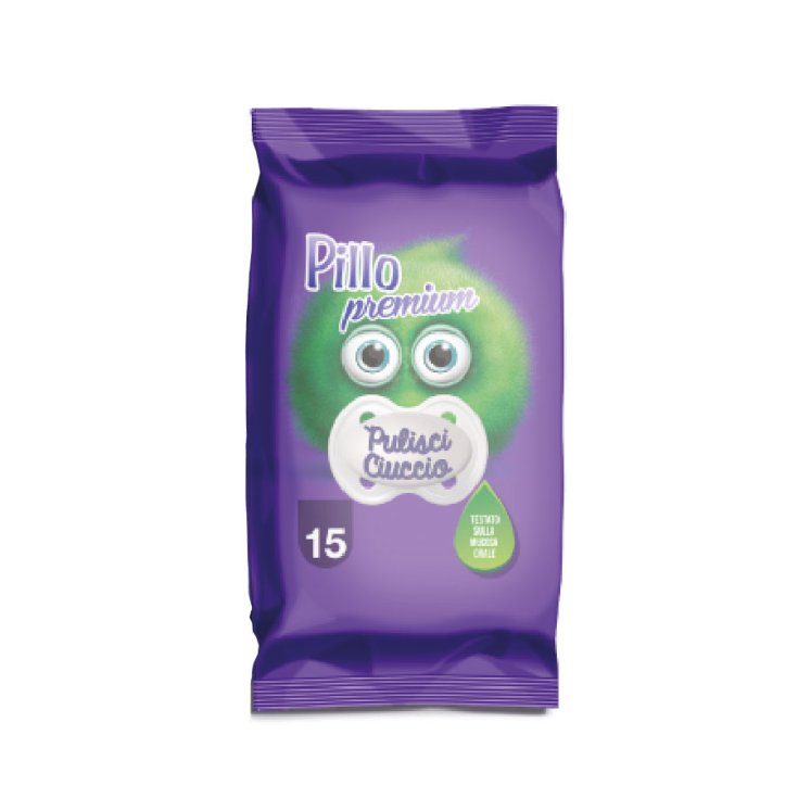 Pillo Premium Nettoyant Sucette 15 Lingettes