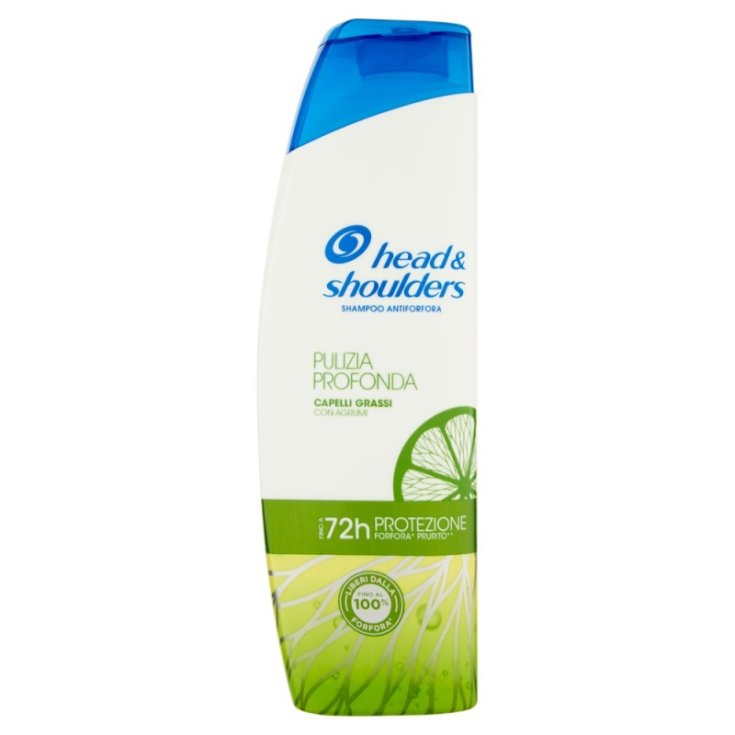 Tête et épaules nettoyantes en profondeur pour cheveux gras 250 ml