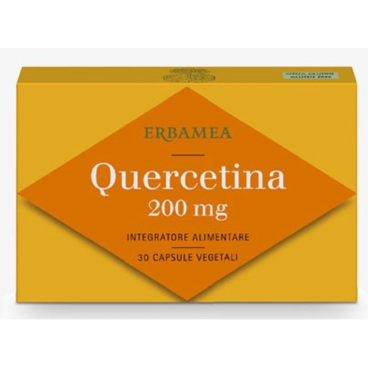 Quercétine 200mg Erbamea 30 Capsules Végétariennes