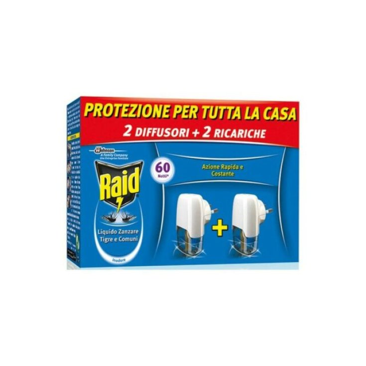 Johnson Base Liquide Raid 2 Diffuseurs + 2 Recharges