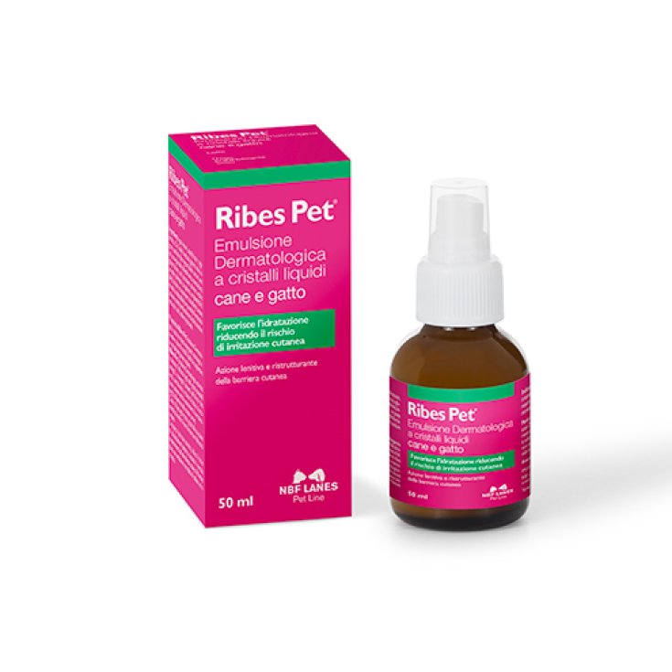 Ribes Pet Emulsion Dermatologique Aux Cristaux Liquides Chien Et Chat NBF Lanes 50 ml