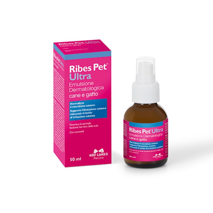 Ribes Pet Ultra Emulsion Dermatologique Chien Et Chat NBF Lanes 50 ml
