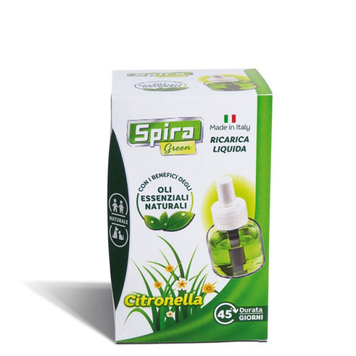 Recharge Liquide Spira Citronnelle Verte 45 Jours
