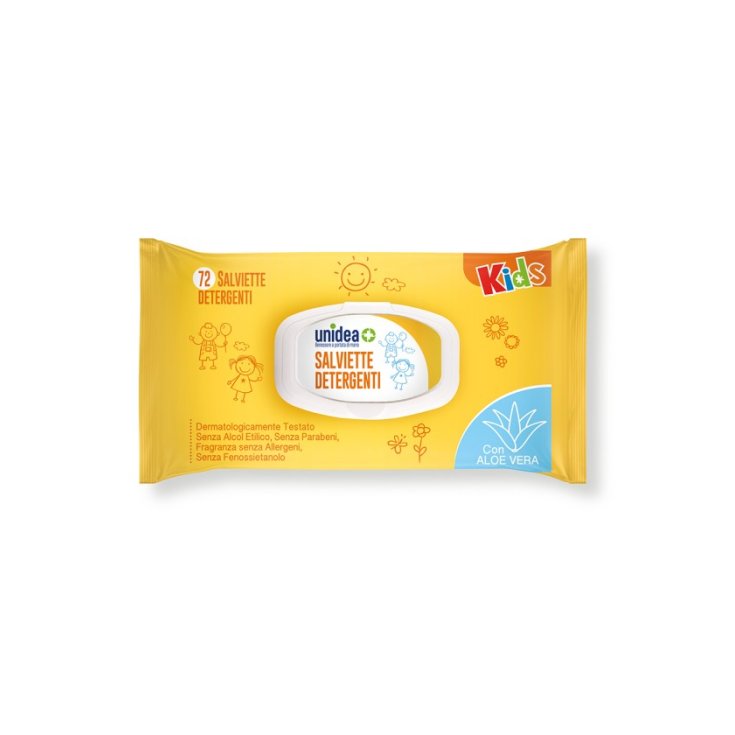 LINGETTES NETTOYANTES Kids unidea 72 Lingettes