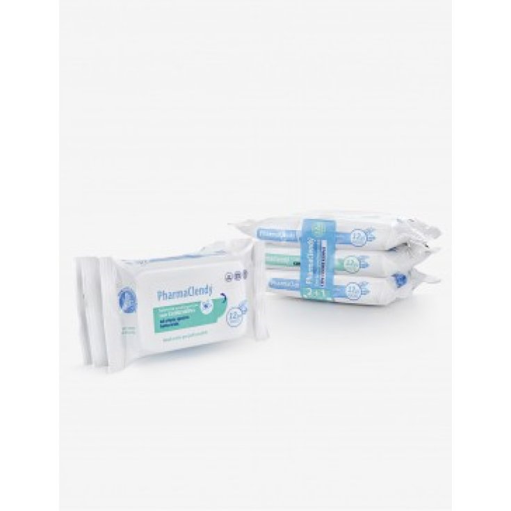 Clorexidrina Lingettes Assainissantes Pharma CLENDY 3x12 Pièces