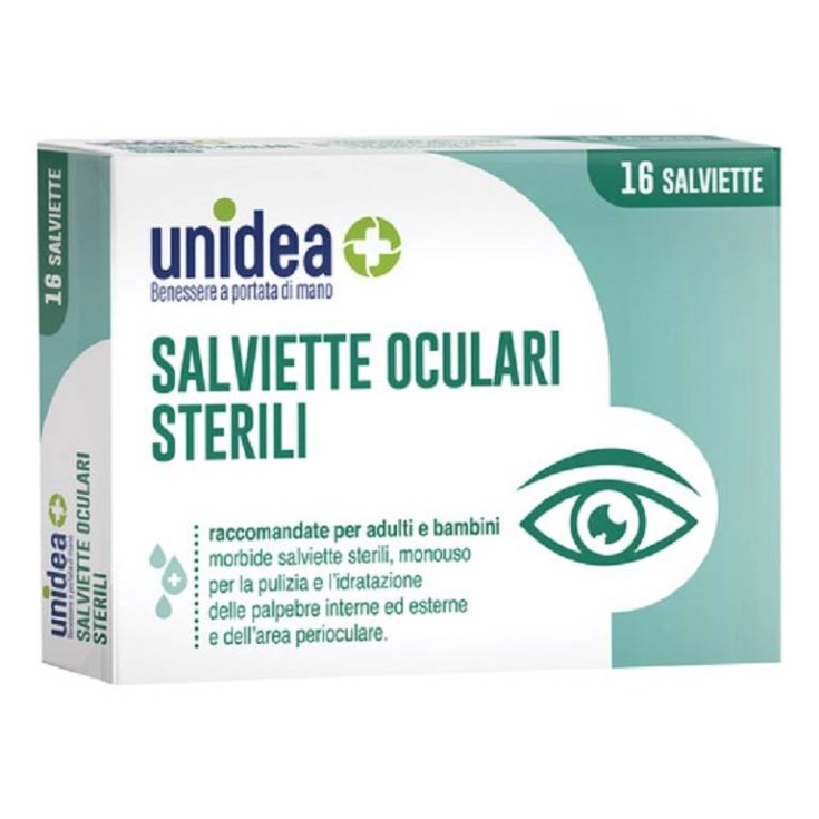 LINGETTES POUR LES YEUX unidea 16 Lingettes