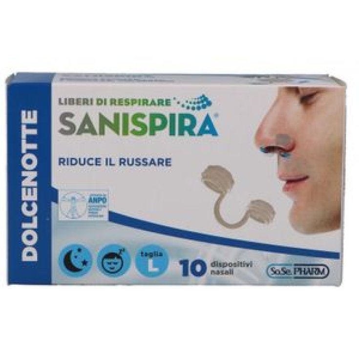 Sanispira® Dolcenotte Taille L 10 Pièces