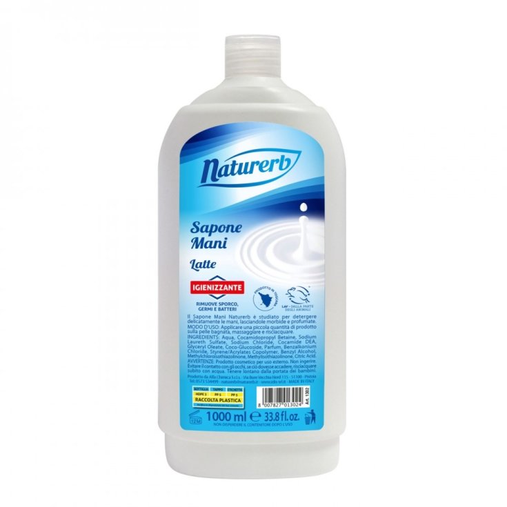 Savon pour les mains au lait Naturerb 1000 ml