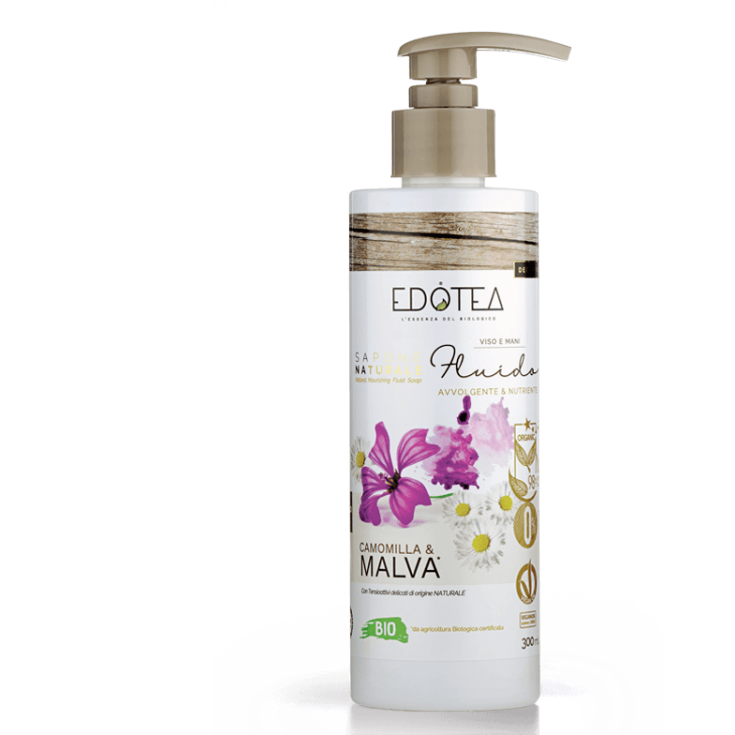 EDOTEA Savon Liquide Naturel Camomille & Mauve 300ml