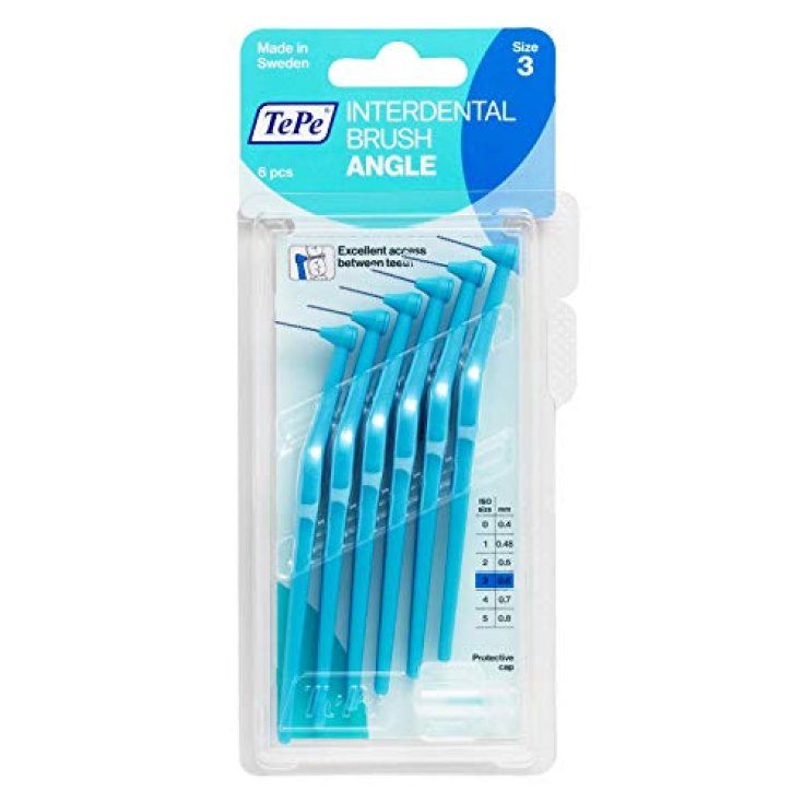 Pinceau Angle Bleu 0,6 Tepe 6 Pièces