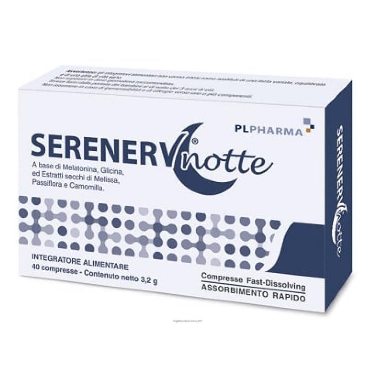 Serenerv Notte® PL Pharma 40 Comprimés