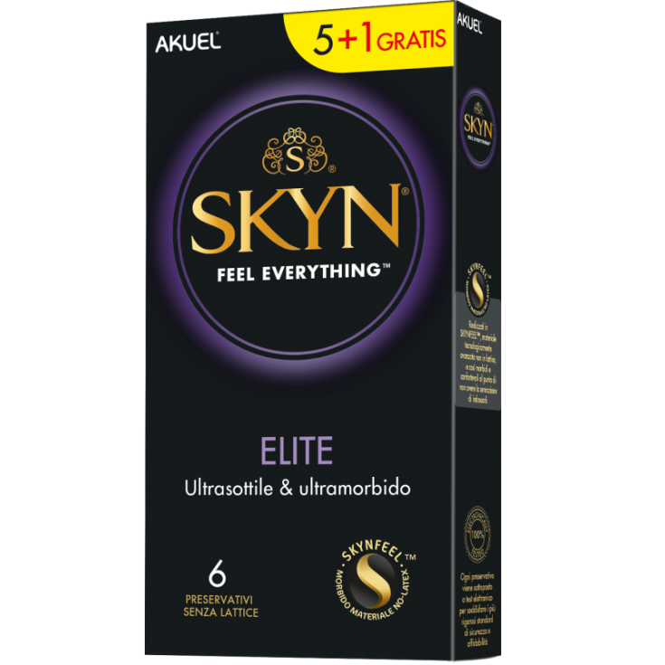 Skin Elite Akuel 5 + 1 Préservatifs Sans Latex