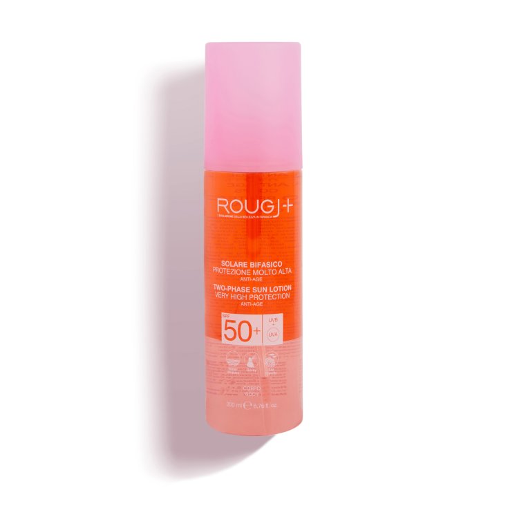 Crème Solaire Biphasique Anti-Âge SPF50+ Rougj® 200ml